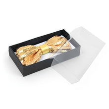 Load image into Gallery viewer, Men’s 2.5" Sparkle Sequin Banded Bow Tie – Pre-Tied, 9 Colors