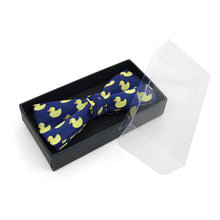 Load image into Gallery viewer, Men's Blue Duck Banded Bow Tie
