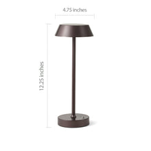 Load image into Gallery viewer, Cordless Table Lamp, 3 Color Dimming, Rechargeable LED Lamp, Minimalist Portable