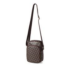 Load image into Gallery viewer, nollia PU North-South crossbody bag with geometric print