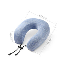 Load image into Gallery viewer, U-Shape Premium Memory Foam Neck Pillow – Ergonomic Travel Support