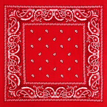 Load image into Gallery viewer, Cotton Bandana Navy & Red Duo Pack