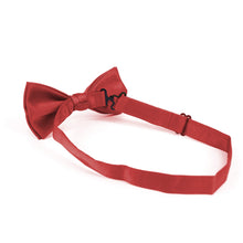 Load image into Gallery viewer, Umo Lorenzo Poly Satin Banded Bow Tie & Hanky Set – 22 Color Options