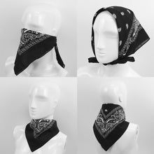 Load image into Gallery viewer, Cotton Bandana Black & White Duo Pack