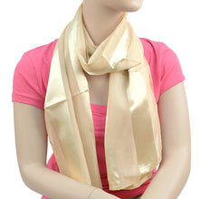 Load image into Gallery viewer, Solid Polyester Satin Scarf