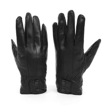 Load image into Gallery viewer, Men's Genuine Leather Winter Gloves with Soft Acrylic Lining