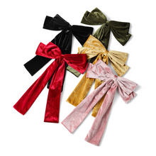Load image into Gallery viewer, Nollia Velvet Ribbon Hair Clip