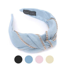 Load image into Gallery viewer, Gold Chain Head Band