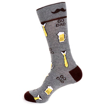 Load image into Gallery viewer, Men's Socks - Go Dad Novelty Socks