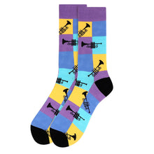 Load image into Gallery viewer, Men's Socks - Trumpet Novelty Socks
