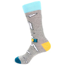 Load image into Gallery viewer, Men's Socks - Paper Novelty Socks