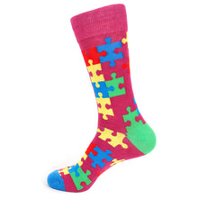 Load image into Gallery viewer, Men's Socks - Autism Awareness Novelty Socks