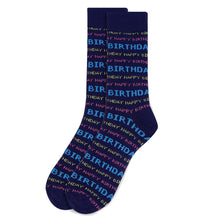 Load image into Gallery viewer, Men's Socks - Happy Birthday Novelty Socks