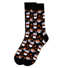 Load image into Gallery viewer, Men's Socks - Coffee Cups Novelty Socks