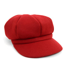 Load image into Gallery viewer, Women's Wool Beret Style Cabbie Baker Cap