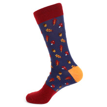 Load image into Gallery viewer, Men's Socks - Acorn Fall Leaves Novelty Socks