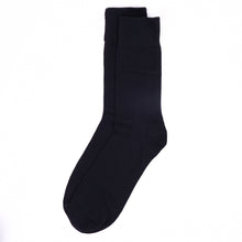 Load image into Gallery viewer, Men's Socks - Solid Black Fancy Dress - 3 Pack