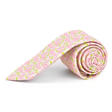 Load image into Gallery viewer, Tie - Floral Cotton Slim Tie 2.5"