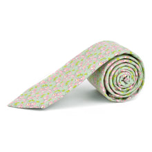 Load image into Gallery viewer, Tie - Floral Cotton Slim Tie 2.5"