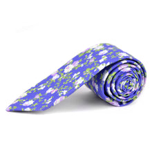 Load image into Gallery viewer, Tie - Floral Cotton Slim Tie 2.5"