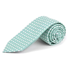 Load image into Gallery viewer, Tie Polka Dot Cotton Slim Tie 2.5"