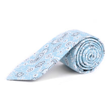 Load image into Gallery viewer, Parquet Paisley 100% Cotton Slim Tie – 2.5" Width