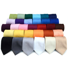 Load image into Gallery viewer, Microfiber Poly Woven Tie – 32 Colors | 100% Polyester