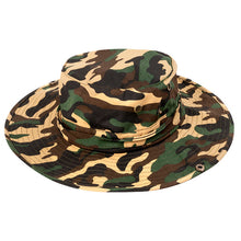 Load image into Gallery viewer, Westend Camo Wide Brim Boonie Sun Hat – Foldable Outdoor Safari Hat