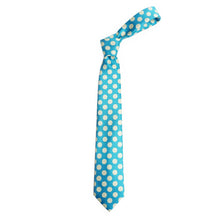 Load image into Gallery viewer, Polka Dots Microfiber Poly Woven Tie - MPW6920