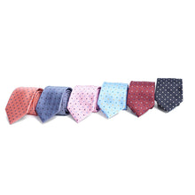 Load image into Gallery viewer, Polka Dots Microfiber Poly Woven Tie - MPW6915