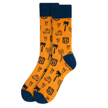Load image into Gallery viewer, Men's Socks - Route 66 Novelty Fun Socks