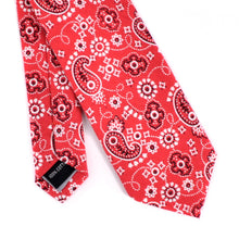 Load image into Gallery viewer, 2.25" Paisley Cotton Slim Tie - NVC-PAISLEY