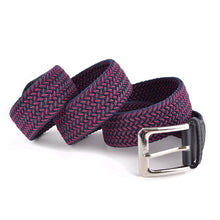Load image into Gallery viewer, Men's Stretch Braided Woven Belts - BEB3301