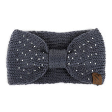 Load image into Gallery viewer, Nollia Women's Rhinestone Twist-Knot Knit Ear Warmer Headband