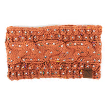 Load image into Gallery viewer, Nollia Women's Rhinestone Knit Winter Headband Ear Warmer