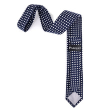 Load image into Gallery viewer, 2.25" Polka Dot Cotton Slim Tie - NVC-POLKA