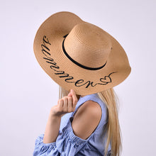 Load image into Gallery viewer, Women's Hat - Wide Brim Floppy Summer Hat