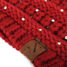 Load image into Gallery viewer, Nollia Women's Rhinestone Knit Winter Headband Ear Warmer – Wide Fit, Nollia