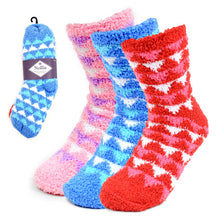 Load image into Gallery viewer, Women's Socks - Assorted 3 Pack Warm Fuzzy Socks