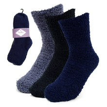 Load image into Gallery viewer, Assorted (3 Pairs) Women’s Solid Color Warm Fuzzy Socks – Nollia
