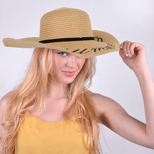 Load image into Gallery viewer, Women's Hat - Wide Brim Floppy Summer Hat