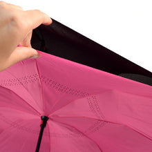 Load image into Gallery viewer, Parquet Solid Color Double Layer Inverted Umbrella –  (UV Protection, C-Handle)