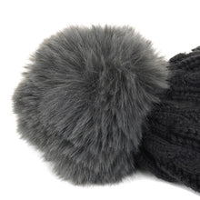 Load image into Gallery viewer, Women's Winter Hat - Pom Pom & Pearls Knit Hat