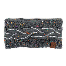 Load image into Gallery viewer, Nollia Women's Rhinestone Knit Winter Headband Ear Warmer