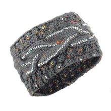 Load image into Gallery viewer, Nollia Women's Rhinestone Knit Winter Headband Ear Warmer