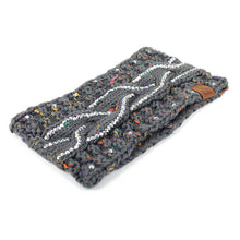 Load image into Gallery viewer, Nollia Women's Rhinestone Knit Winter Headband Ear Warmer
