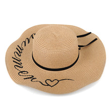 Load image into Gallery viewer, Women's Hat - Wide Brim Floppy Summer Hat