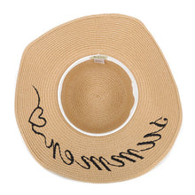Load image into Gallery viewer, Women's Hat - Wide Brim Floppy Summer Hat