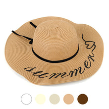 Load image into Gallery viewer, Women's Hat - Wide Brim Floppy Summer Hat