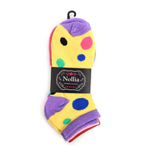 Load image into Gallery viewer, Women's Socks - Polka Dot Low Cut - Assorted 6 Pack